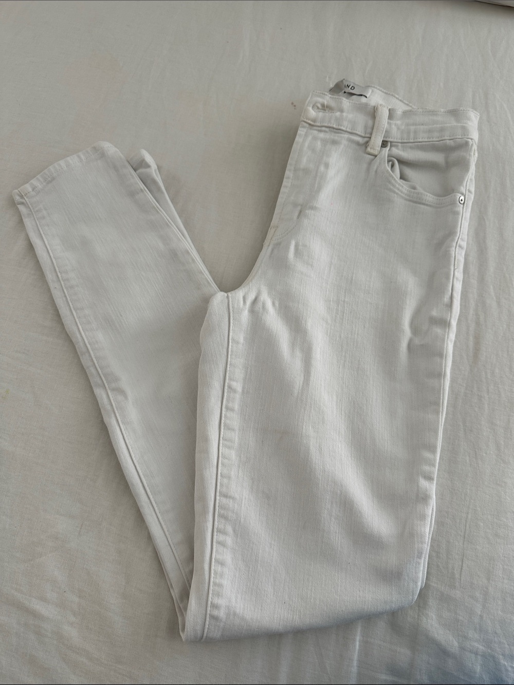 J Brand White Skinny Jeans